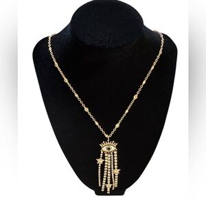 Kurt Geiger London Cosmic Evil Eye Necklace NWT
